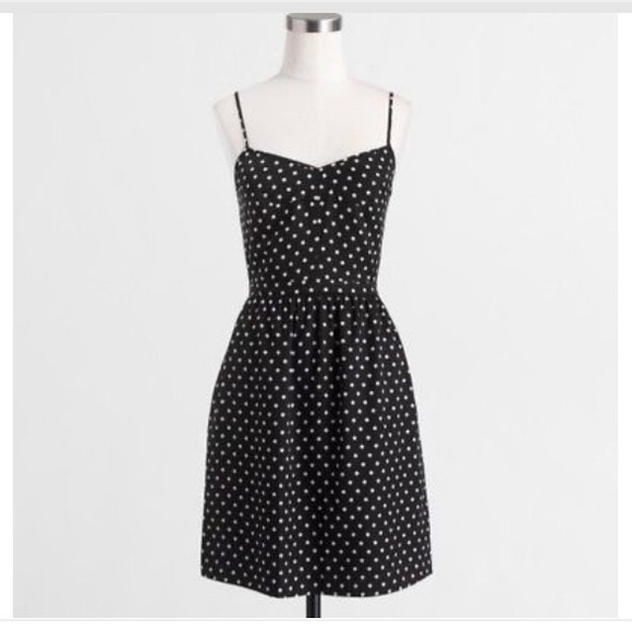 HP🎉J.Crew Polka Dot Cami Dress - Picture 1 of 4
